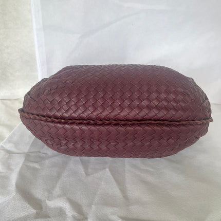Bottega Veneta Belly Hobo Intrecciato Burgundy Medium 40cm