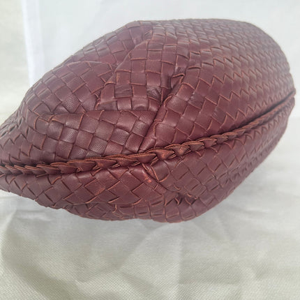 Bottega Veneta Belly Hobo Intrecciato Burgundy Medium 40cm