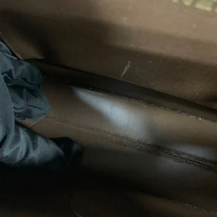 Chanel Single Flap Bag Vintage Small Brown Lizard Leather Gold Hardware