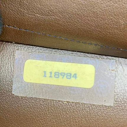 Chanel Single Flap Bag Vintage Small Brown Lizard Leather Gold Hardware