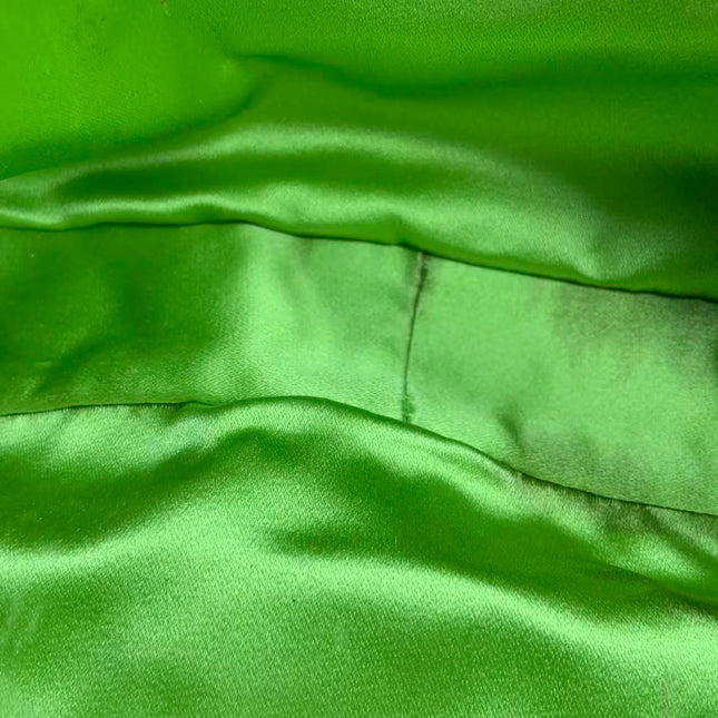 Fendi Baguette Black Cloth Multicolor Embroidery Green Lizard Skin Strap