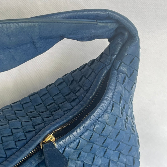Bottega Veneta Veneta Hobo Navy Leather Bag Maxi 54cm