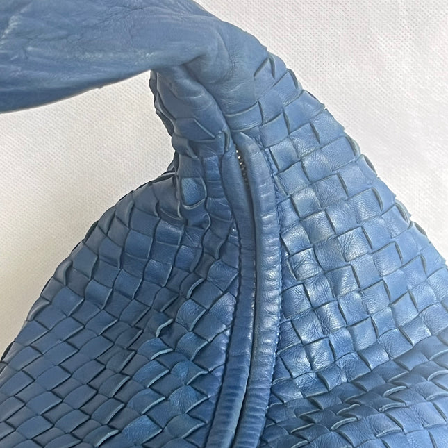 Bottega Veneta Veneta Hobo Navy Leather Bag Maxi 54cm