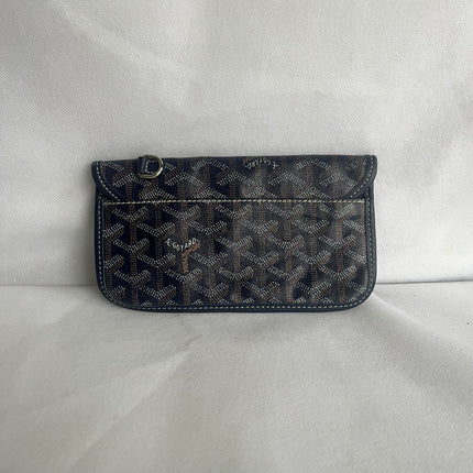 Goyard Saint Louis PM Tote Medium 2014 Navy Goyardine Canvas