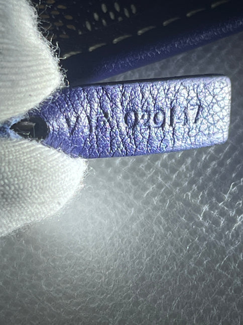 Goyard Saint Louis PM Tote Medium 2014 Navy Goyardine Canvas