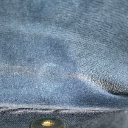 Chanel Classic Flap Medium Navy Velvet Gold Hardware, 2016-2017