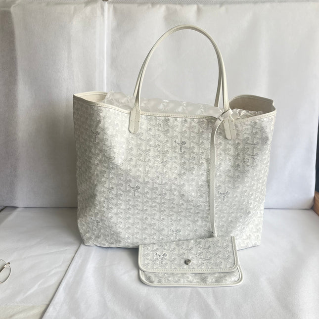 Goyard Saint Louis GM Tote Large White 2018