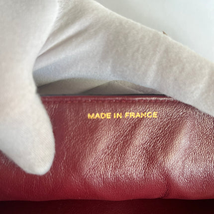 Chanel Jumbo Double Sided Classic Flap Black Lambskin Leather 24k Gold Hardware Handbag