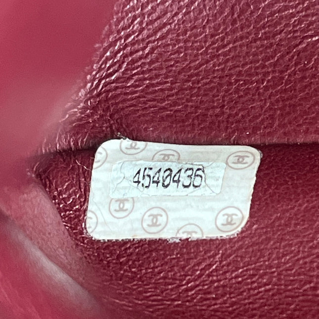 Chanel Jumbo Double Sided Classic Flap Black Lambskin Leather 24k Gold Hardware Handbag