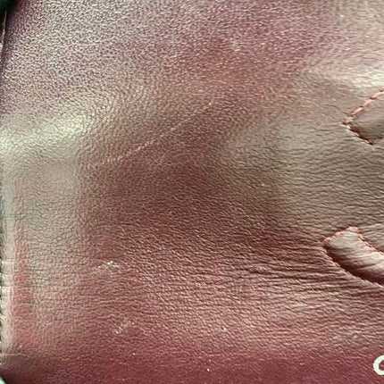 Chanel Timeless Classic Flap Medium 2008 Black Lambskin Leather Silver Hardware