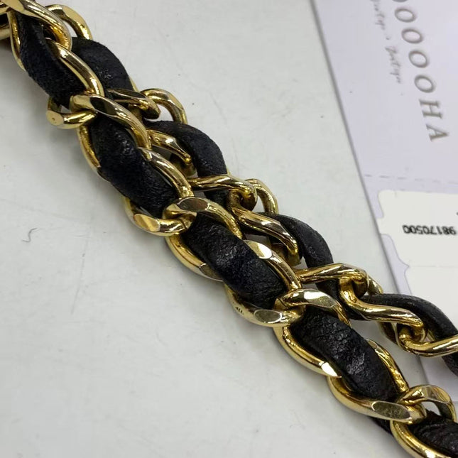 Chanel Classic Flap Vintage Medium Black Lambskin Leather with 24k Gold HW, 1994-1996