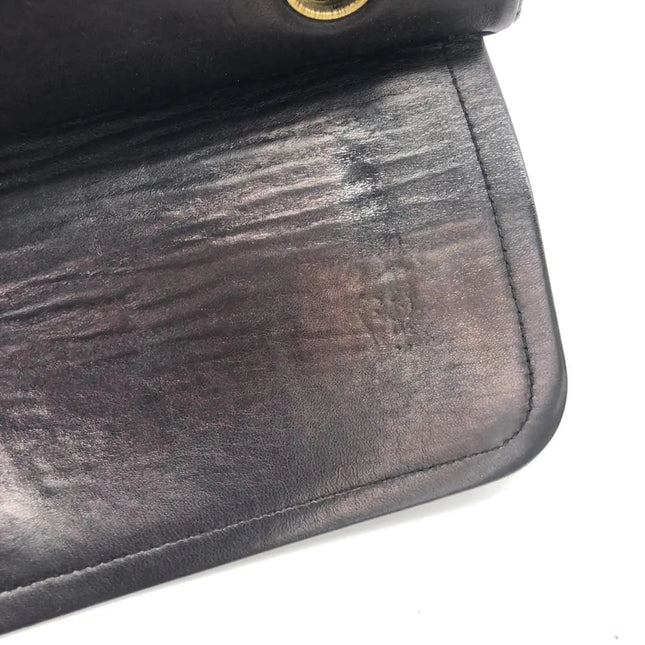 Chanel Classic Flap Vintage Medium Black Lambskin Leather with 24k Gold HW, 1996-1997