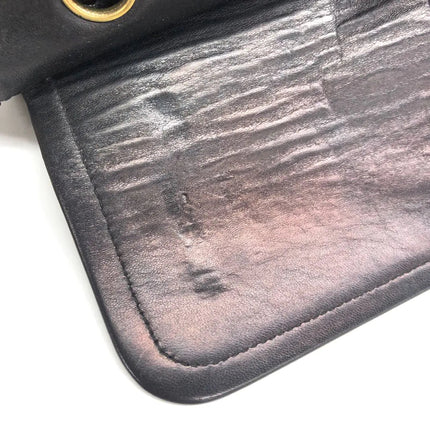 Chanel Classic Flap Vintage Medium Black Lambskin Leather with 24k Gold HW, 1996-1997