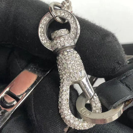 Dior Red Canvas Vintage Silver Hardware Crossbody Bag
