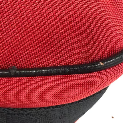 Dior Red Canvas Vintage Silver Hardware Crossbody Bag