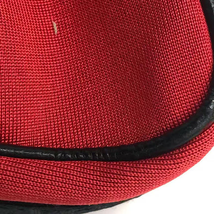 Dior Red Canvas Vintage Silver Hardware Crossbody Bag