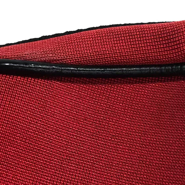 Dior Red Canvas Vintage Silver Hardware Crossbody Bag
