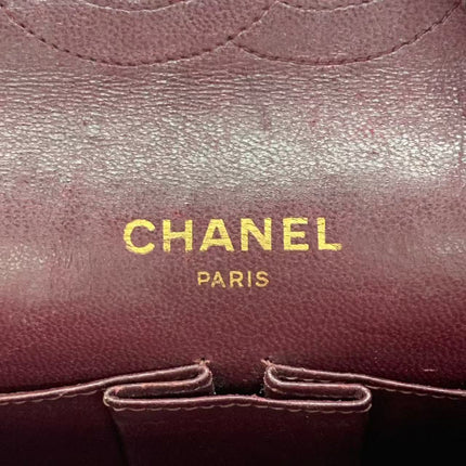 Chanel Classic Flap Vintage Black Lambskin Leather with Gold Hardware Chain Strap