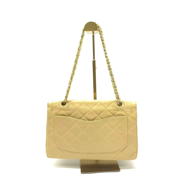 Chanel Paris Limited Beige Lambskin Leather with Bi-color Hardware