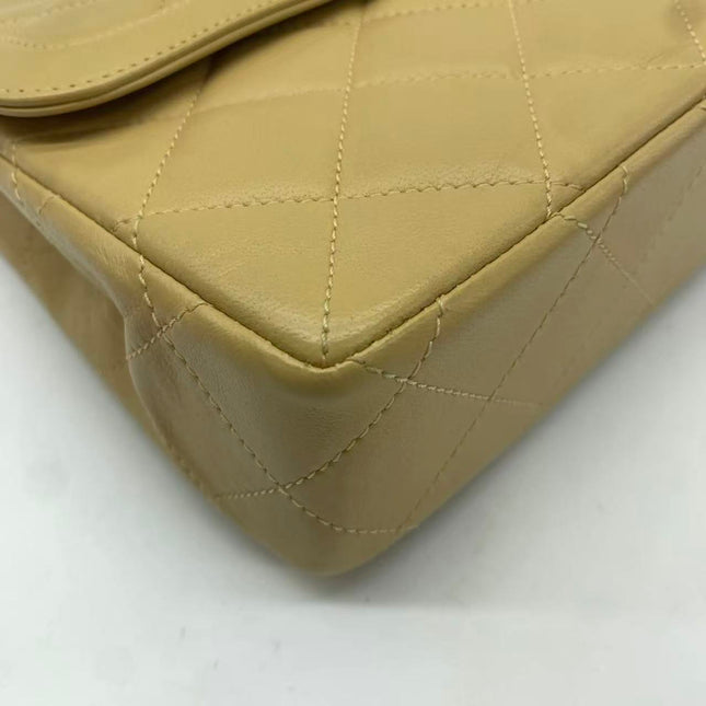 Chanel Paris Limited Beige Lambskin Leather with Bi-color Hardware