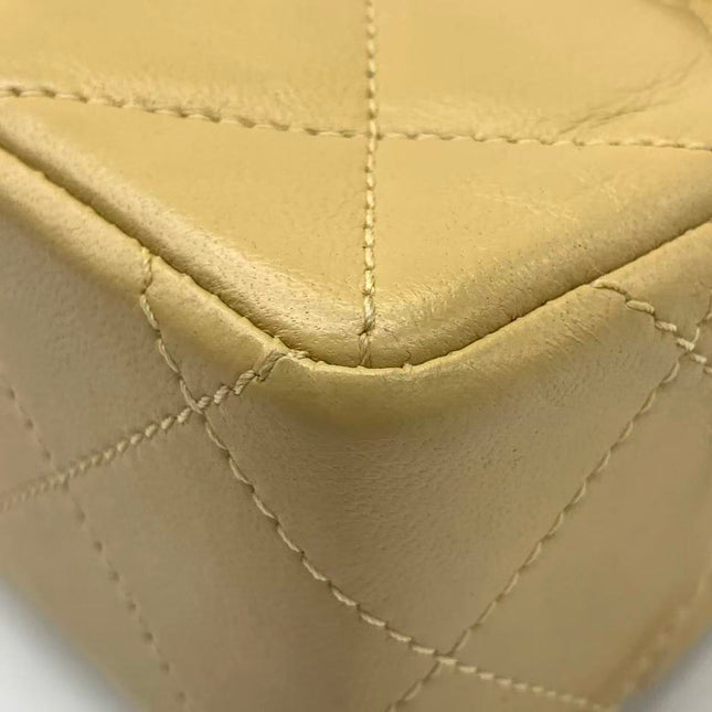 Chanel Paris Limited Beige Lambskin Leather with Bi-color Hardware