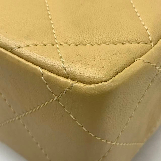 Chanel Paris Limited Beige Lambskin Leather with Bi-color Hardware