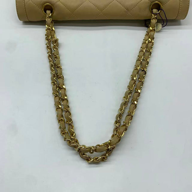 Chanel Paris Limited Beige Lambskin Leather with Bi-color Hardware
