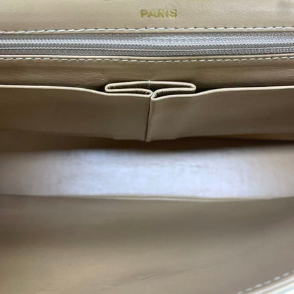 Chanel Paris Limited Beige Lambskin Leather with Bi-color Hardware