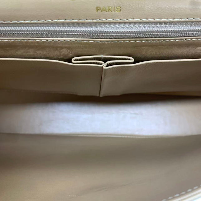 Chanel Paris Limited Beige Lambskin Leather with Bi-color Hardware
