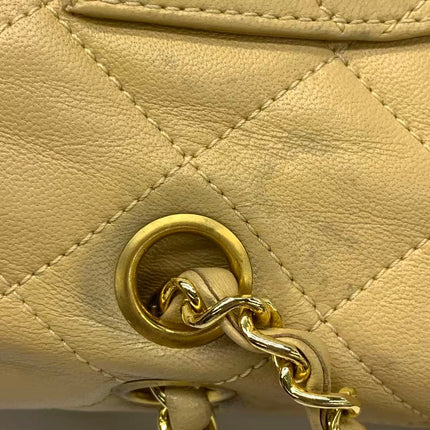 Chanel Paris Limited Beige Lambskin Leather with Bi-color Hardware