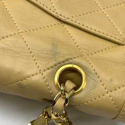 Chanel Paris Limited Beige Lambskin Leather with Bi-color Hardware