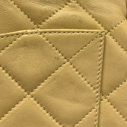 Chanel Paris Limited Beige Lambskin Leather with Bi-color Hardware