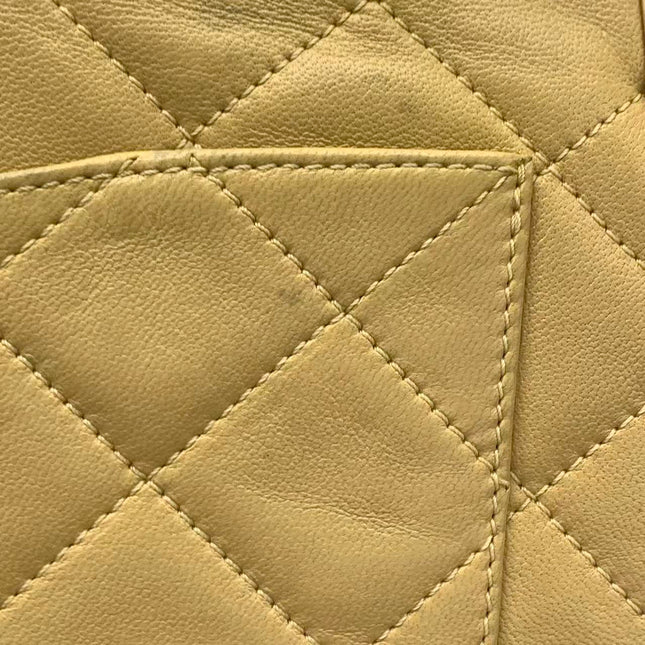 Chanel Paris Limited Beige Lambskin Leather with Bi-color Hardware