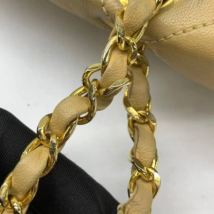 Chanel Paris Limited Beige Lambskin Leather with Bi-color Hardware