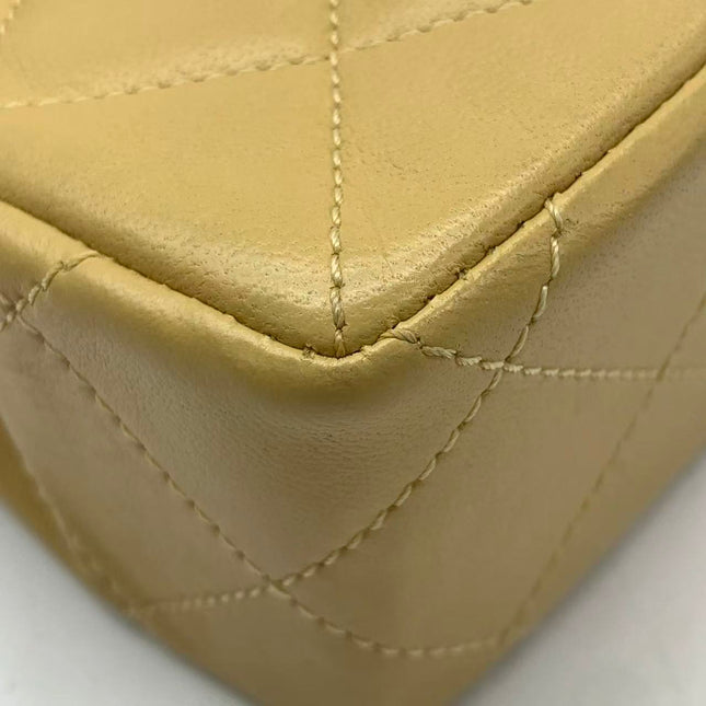 Chanel Paris Limited Beige Lambskin Leather with Bi-color Hardware