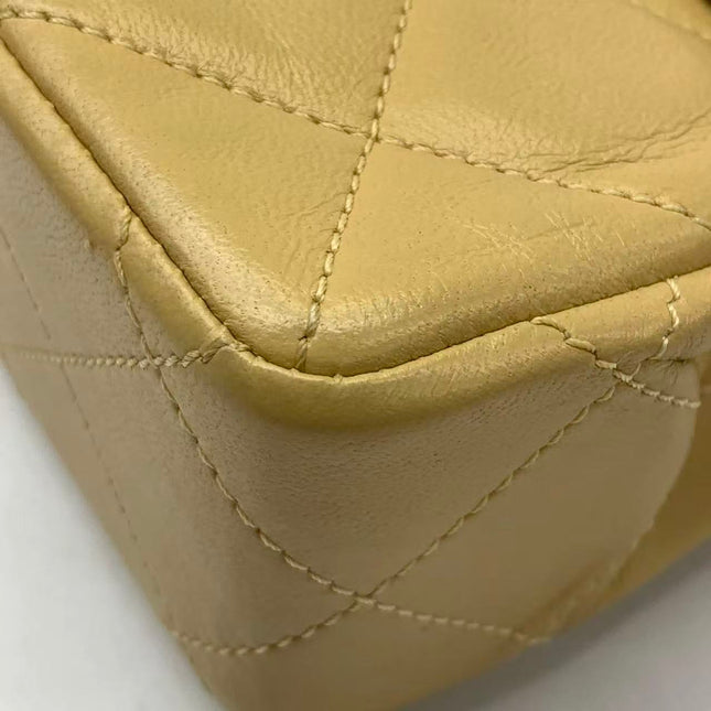 Chanel Paris Limited Beige Lambskin Leather with Bi-color Hardware