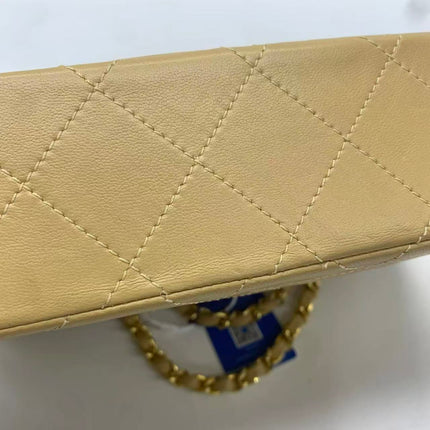 Chanel Paris Limited Beige Lambskin Leather with Bi-color Hardware