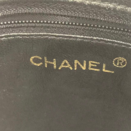 Chanel Vintage Mini Camera Bag Black Patent Leather Gold Hardware