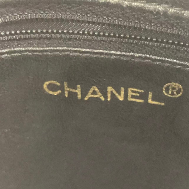 Chanel Vintage Mini Camera Bag Black Patent Leather Gold Hardware