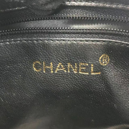 Chanel Vintage Mini Camera Bag Black Patent Leather Gold Hardware