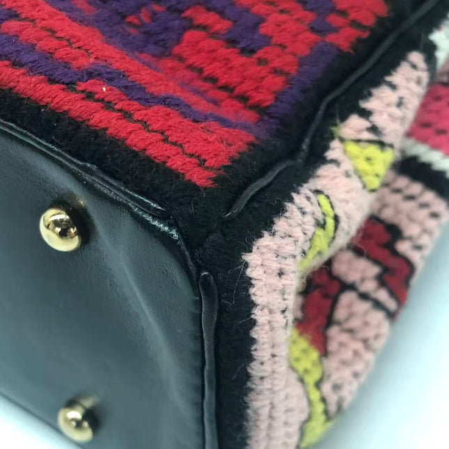 Chanel Rare Precious Symbols Needlepoint East West Shoulder Bag