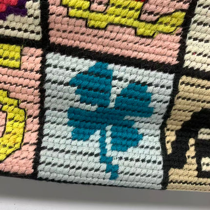 Chanel Rare Precious Symbols Needlepoint East West Shoulder Bag