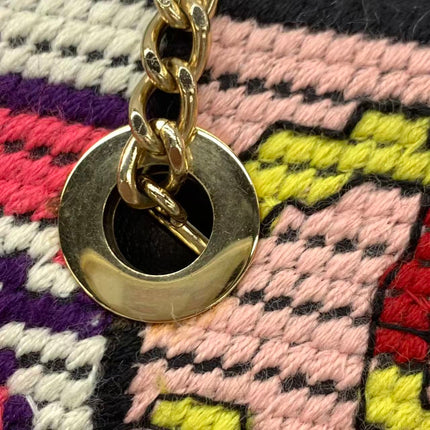 Chanel Rare Precious Symbols Needlepoint East West Shoulder Bag