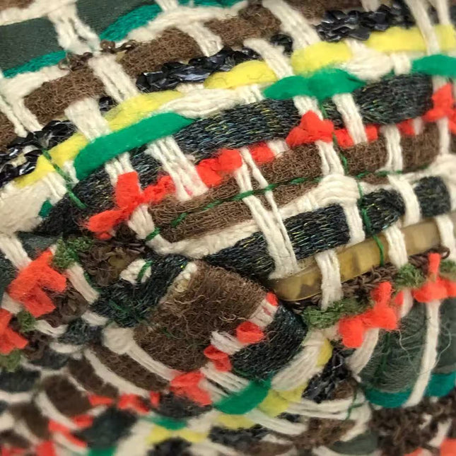 Chanel Paris-Seoul Medium Classic Flap Bag Quilted Multicolor Tweed and Ribbon 2016
