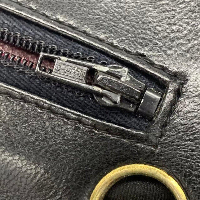 Chanel Classic Flap Vintage Black Lambskin Leather with Gold Hardware Chain Strap