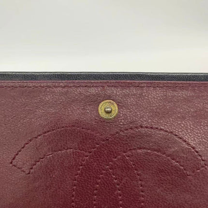 Chanel Classic Flap Vintage Black Lambskin Leather with Gold Hardware Chain Strap