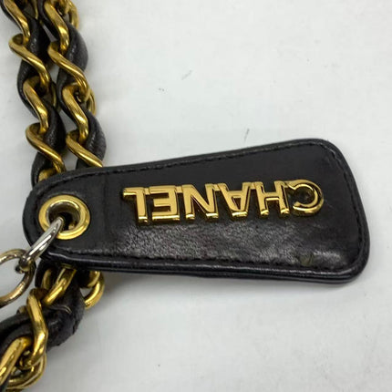 Chanel Vintage Camera Bag Black Lambskin Leather Gold Hardware, 1996-1997