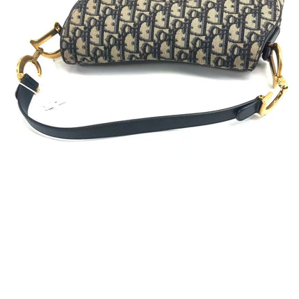Dior Saddle Medium Toile Monogram Oblique Bordeaux avec Bandoulière