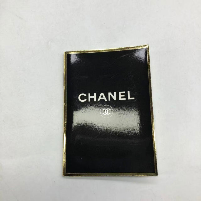 Chanel Vintage XL CC Black Quilted Lambskin Leather Tote Small