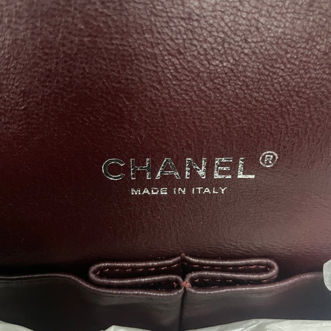 Chanel Classic Flap Maxi 2011 Black Caviar Leather Double Flap Silver Hardware